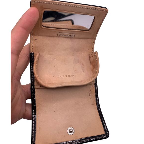 Vintage COACH y2k Black Contact Case - Picture 6 of 8